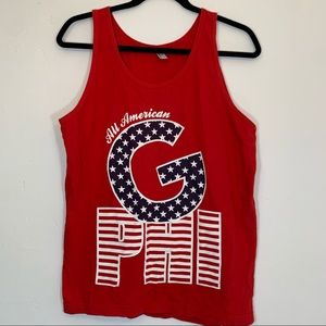 Gamma Phi Beta Tank Top in Red